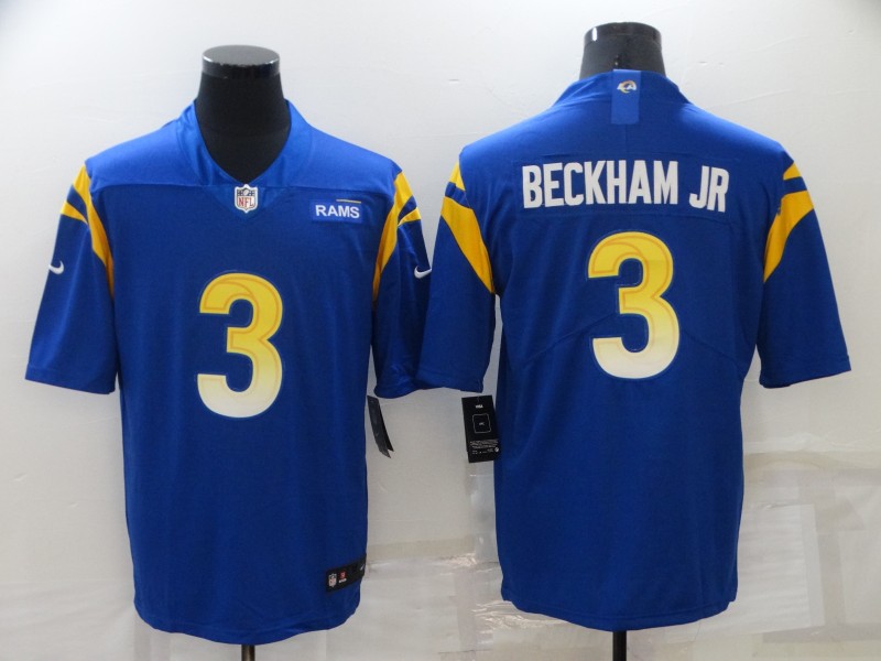 Men Los Angeles Rams 3 Beckham jr 2022 Nike Vapor Untouchable Limited NFL Jersey